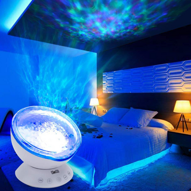 Ocean Wave Projector With Sounds and Speaker