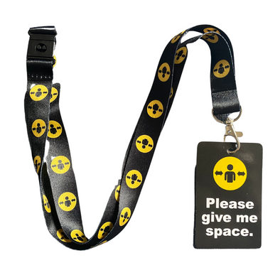 Please Give Me Space Lanyard and Card