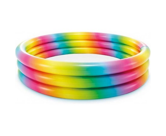 Intex Rainbow Ombre 3 Ring Pool (58” x 13”)