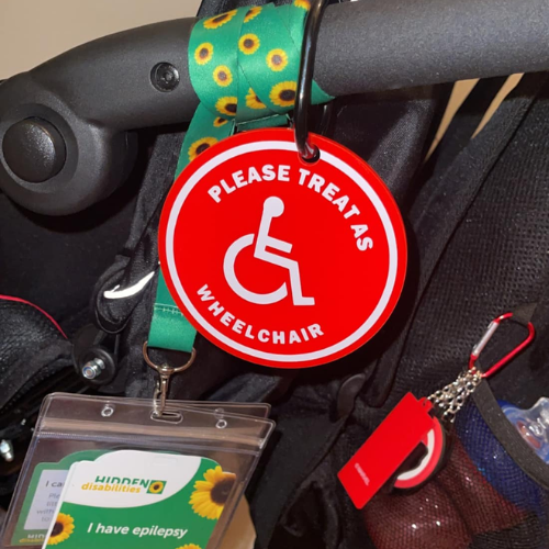 Please Treat As Wheelchair Tag