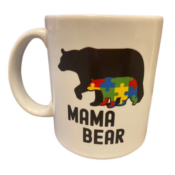 Mama Bear Autism Awareness Mug