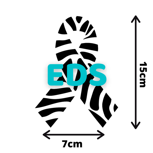 Ehlers-Danlos Awareness Ribbon Vinyl Car Sticker