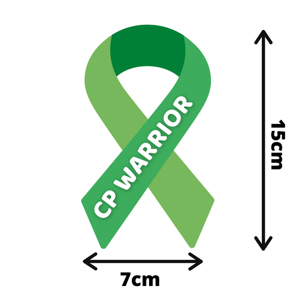 CP Warrior Ribbon Vinyl Car Sticker