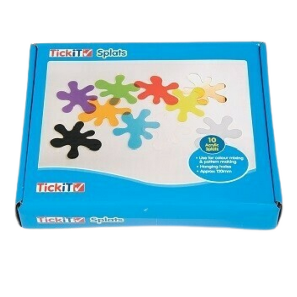 TickiT® Coloured Splats (Pack of 10)