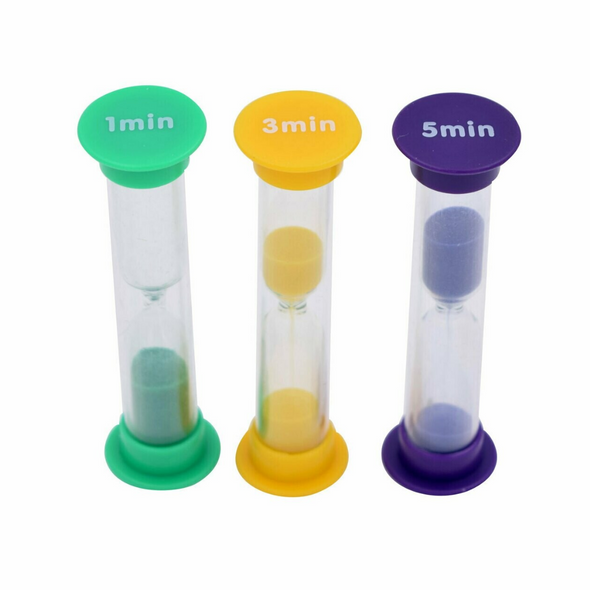 Mini Sand Timers (Pack of 3)