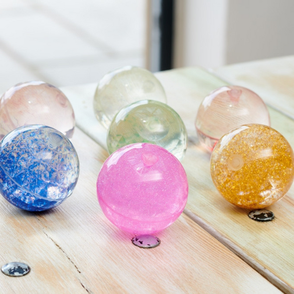 TickiT® Sensory Rainbow Glitter Balls (Set of 7)