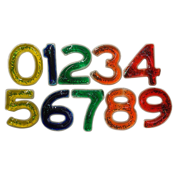 Squidgy Sparkly Numbers (10 Pack)