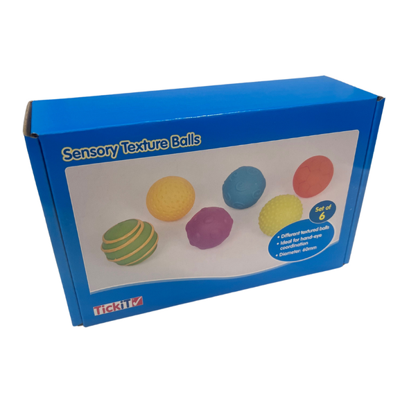 TickiT® Sensory Texture Balls (Set of 6)