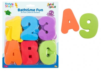 Foam Numbers and Letters 36 Piece Set