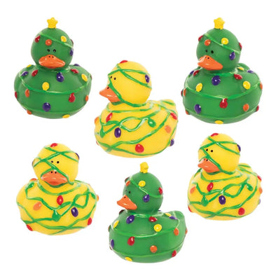 Christmas Tree Rubber Ducks