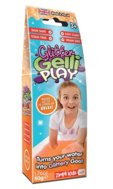 Glitter Gelli Play - Orange